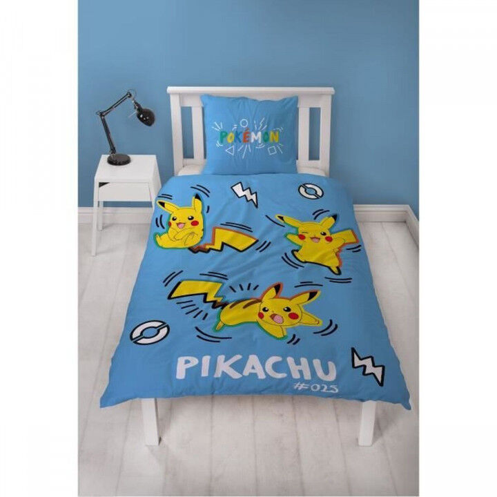 Set di copripiumino Pokémon Azzurro 2 Pezzi