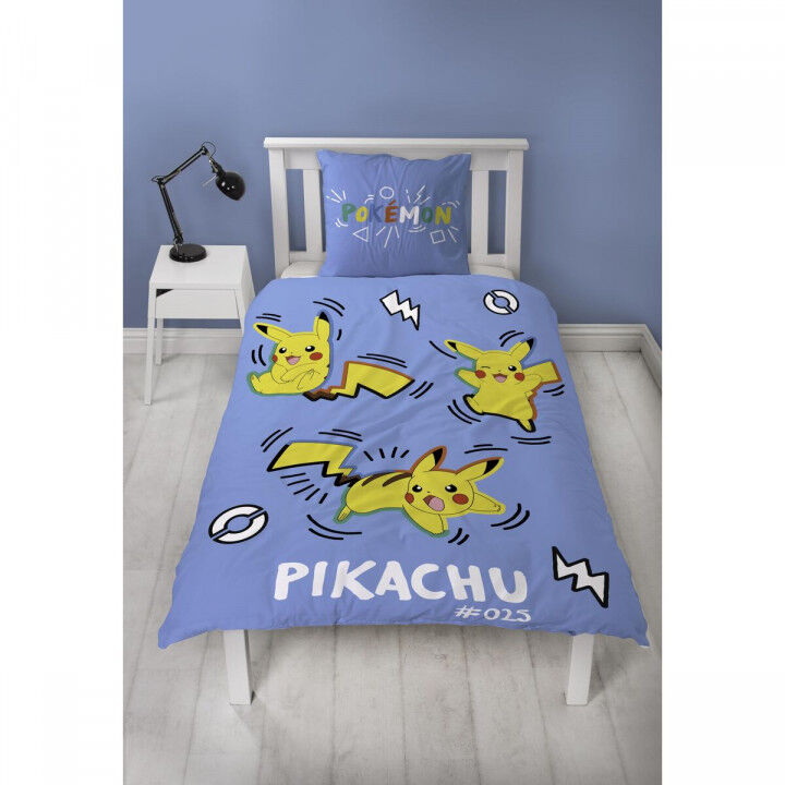 Duvet cover set Pokémon Blue 2 Pieces