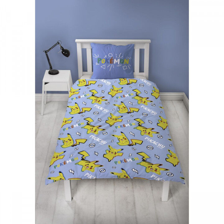 Set di copripiumino Pokémon Azzurro 2 Pezzi