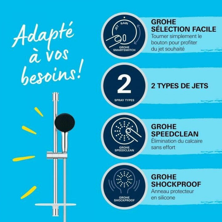 Columna de Ducha Grohe Vitalio Start 110 Chrome Metal