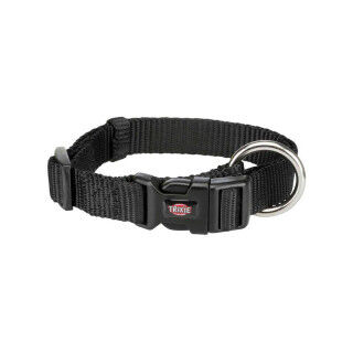 Hondenhalsband Trixie New Premium Zwart S/M 30-45 cm