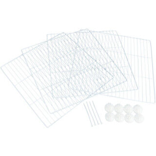 Accesorio para Jaula Trixie Metal Plástico 35 x 35 cm Extensor (4 Piezas)