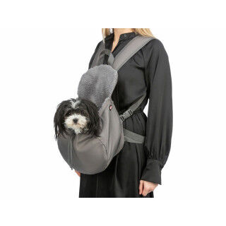 Rucksack für Haustiere Trixie Molly Grau 25 × 38 × 17 CM