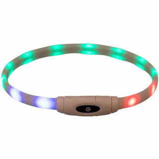 LED-Halsband für Haustiere Trixie Bunt Silikon Kunststoff