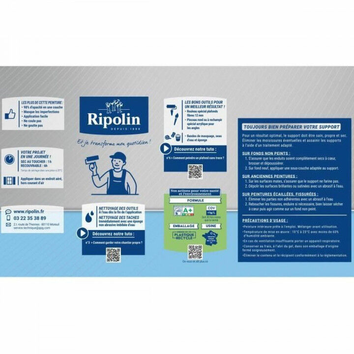 Farbe Ripolin Weiß Mattierend