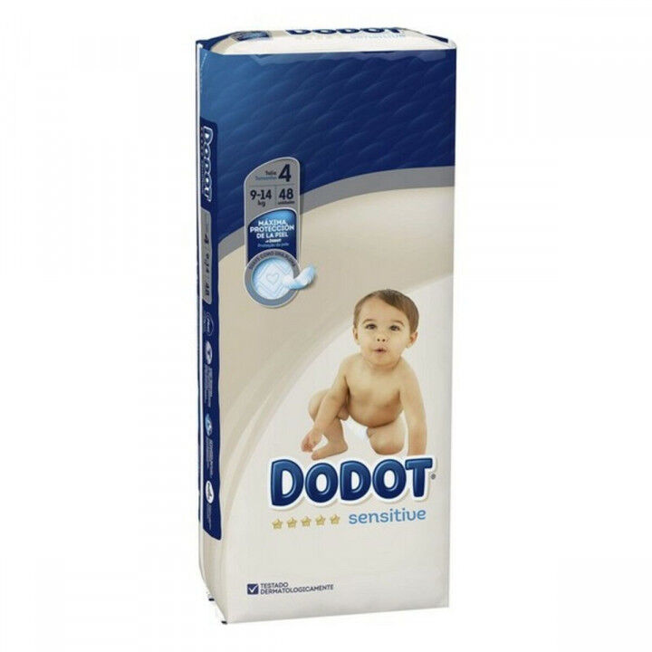 Wegwerpluiers Sensitive Dodot Dodot Sensitive (48 uds)