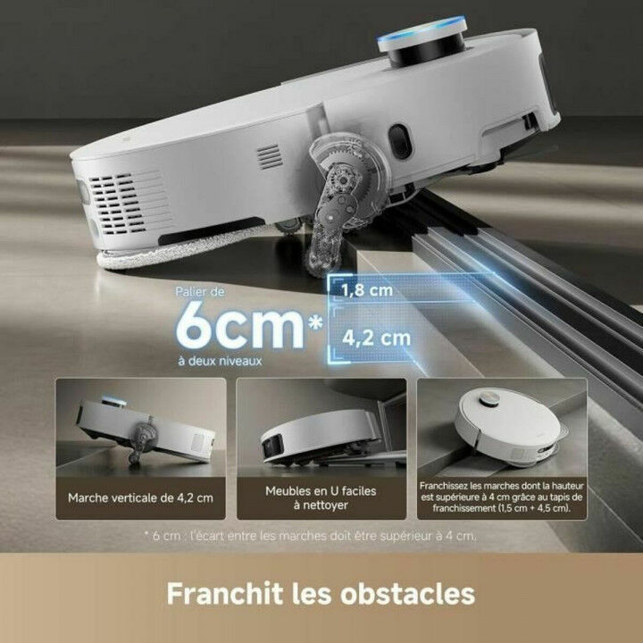 Aspirateur Robot Dreame X50 Ultra Complet 700W 6400mAh 20000Pa WiFi et App