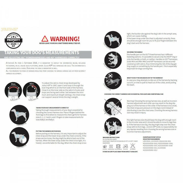Dog's Reinforced Harness JuliusK9