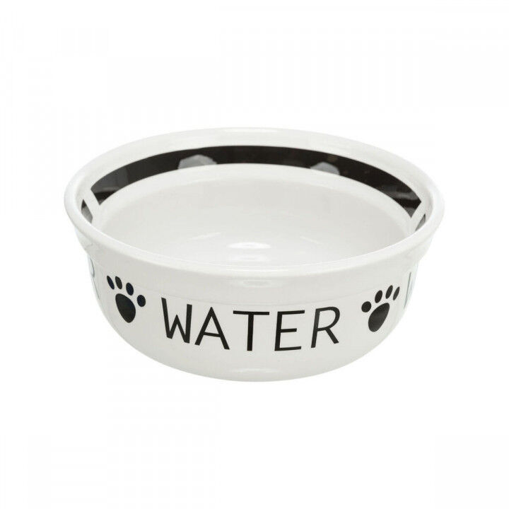 Mangeoire pour chiens Trixie Blanc Noir Ø 13 cm 250 ml