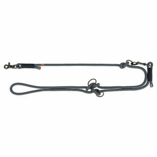 Hondenriem Trixie Soft Rope Zwart Grijs 2 m L/XL