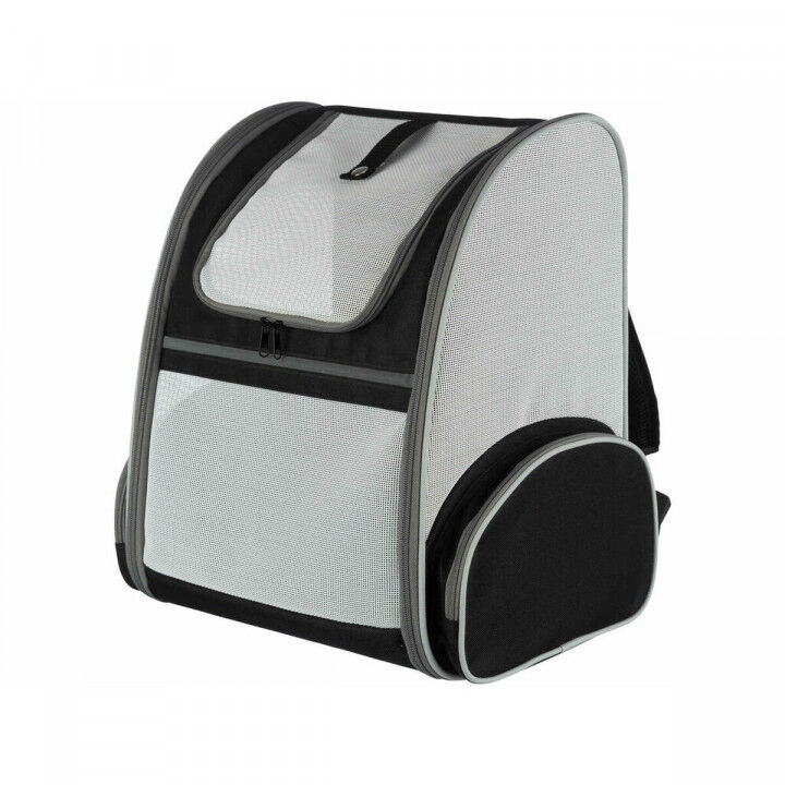 Zaino per Animali Domestici Trixie Chloe Nero Grigio chiaro 39 × 43 × 27 cm