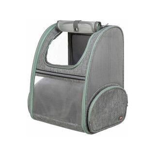 Zaino per Animali Domestici Trixie Grigio chiaro 39 × 43 × 27 cm