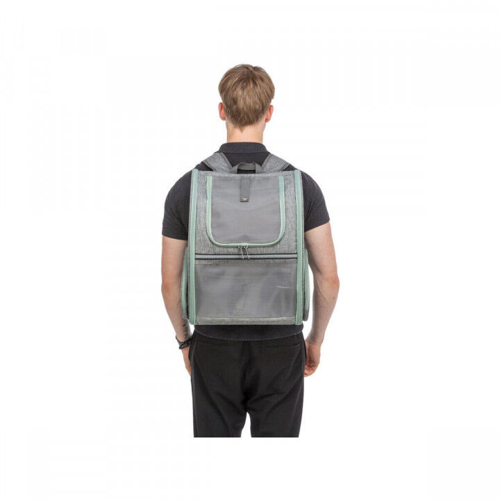 Rucksack für Haustiere Trixie Hellgrau 39 × 43 × 27 cm