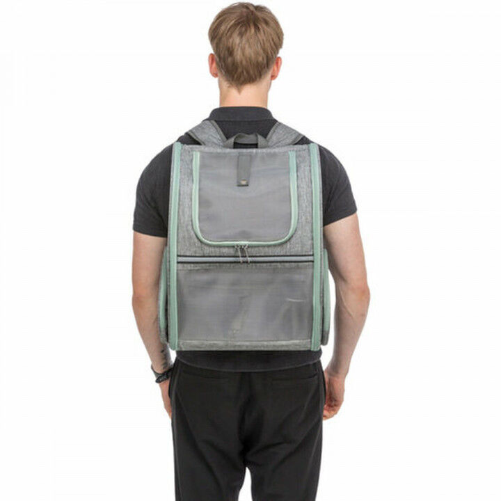 Rucksack für Haustiere Trixie Hellgrau 39 × 43 × 27 cm