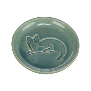 Voerbak voor katten Trixie Blauw Keramisch Ø 14,5 cm