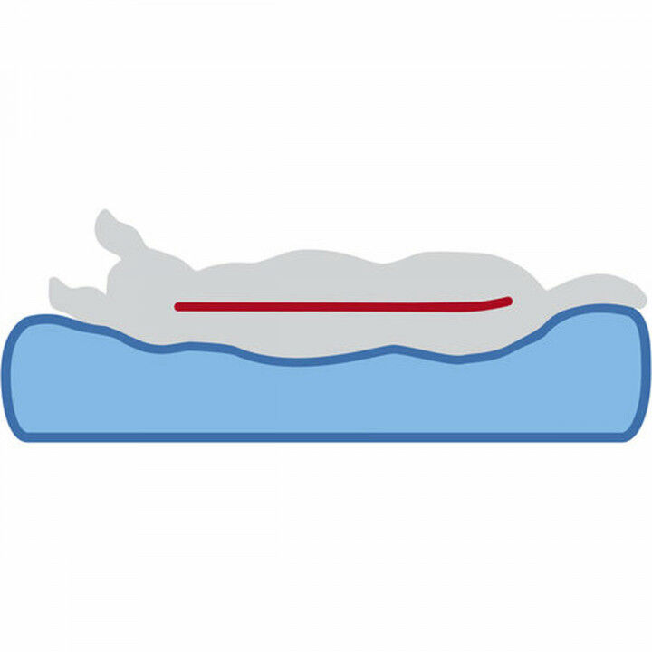 Matras Trixie Vital Noah Lichtgrijs 110 × 70 CM