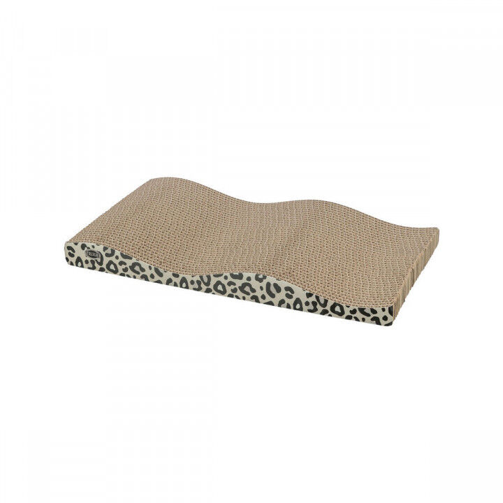 Krabpaal voor Katten Trixie Bruin Crème Karton 44 x 6 x 25 cm (2 Onderdelen)
