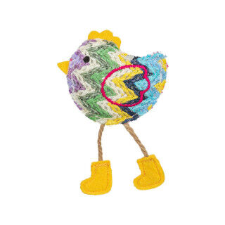 Giocattolo per gatti Trixie Pollo Multicolore