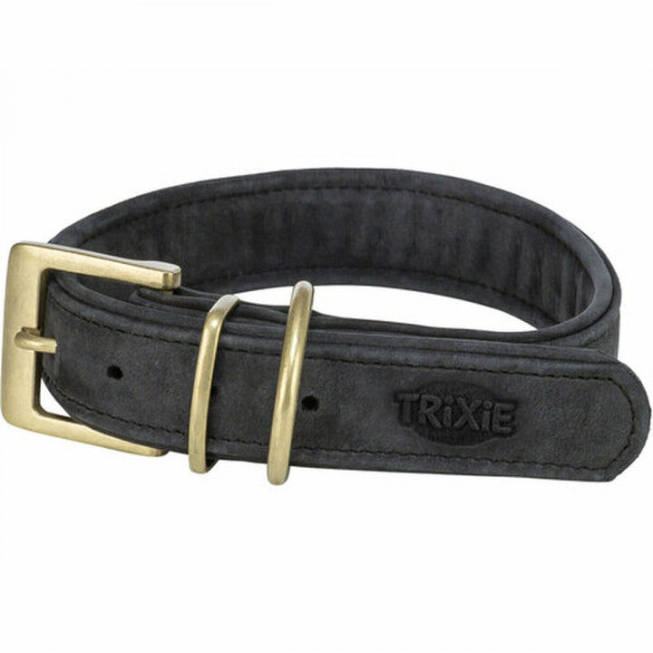 Dog collar Trixie Pure Black L/XL 52-63 cm