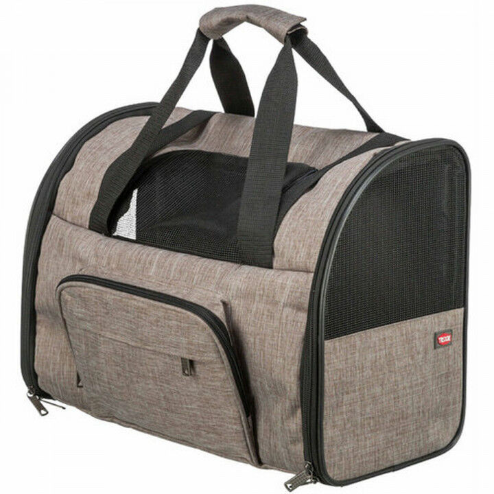 Tasche für Haustiere Trixie Braun Beige 41 x 30 x 21 cm