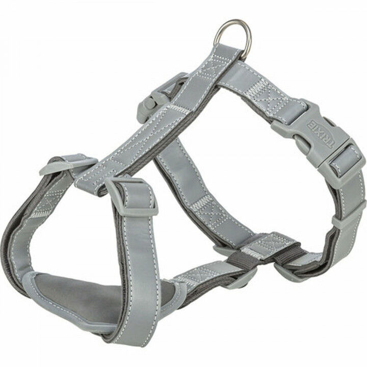Arnés para Perro Trixie Premium Reflect Grafito S-M