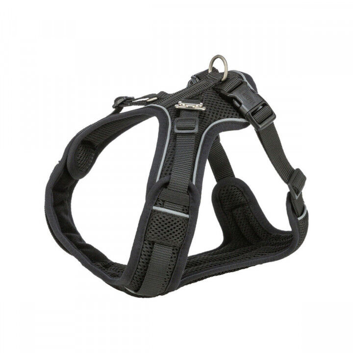 Dog Harness Trixie Premium FlexMesh Black S-M