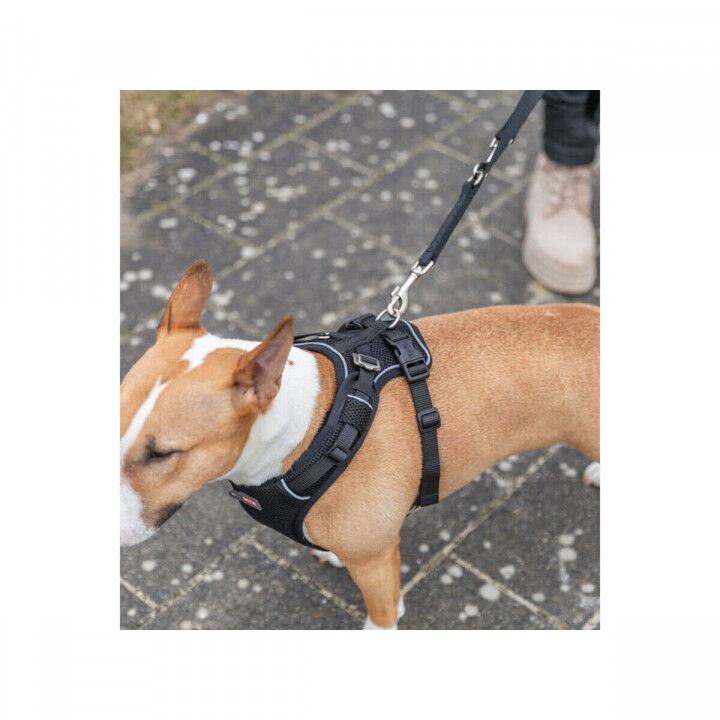 Arnés para Perro Trixie Premium FlexMesh Negro S-M
