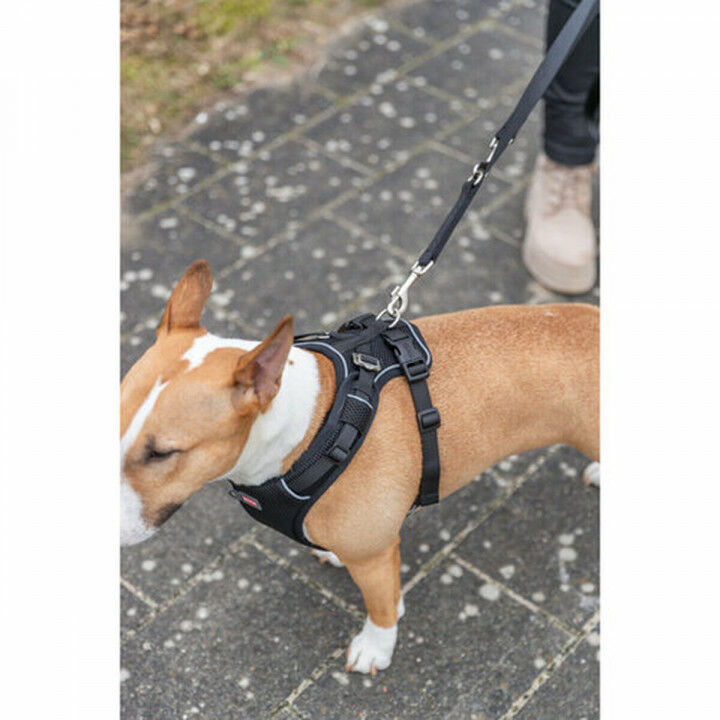 Arnés para Perro Trixie Premium FlexMesh Negro S-M