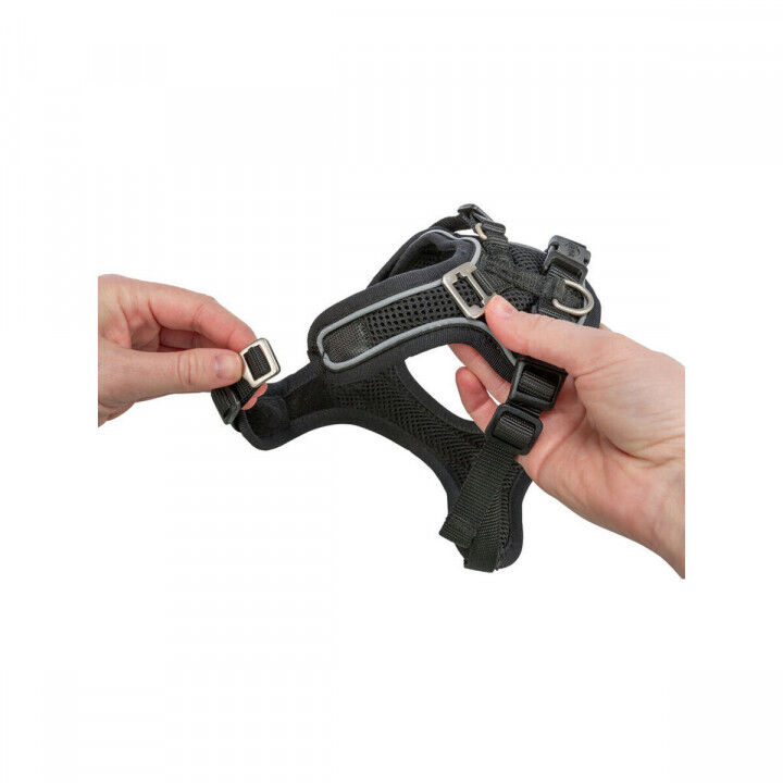 Harnais pour Chien Trixie Premium FlexMesh Noir S-M