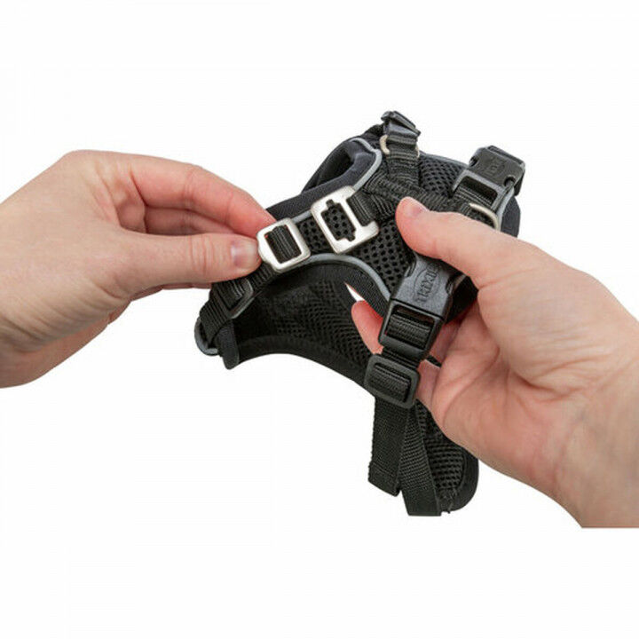 Arnés para Perro Trixie Premium FlexMesh Negro S-M