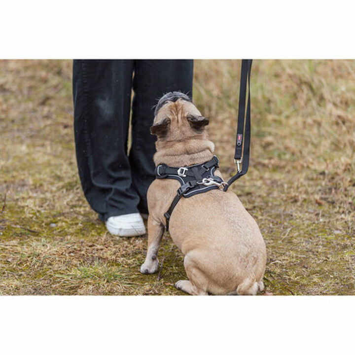 Dog Harness Trixie Premium FlexMesh Black S-M