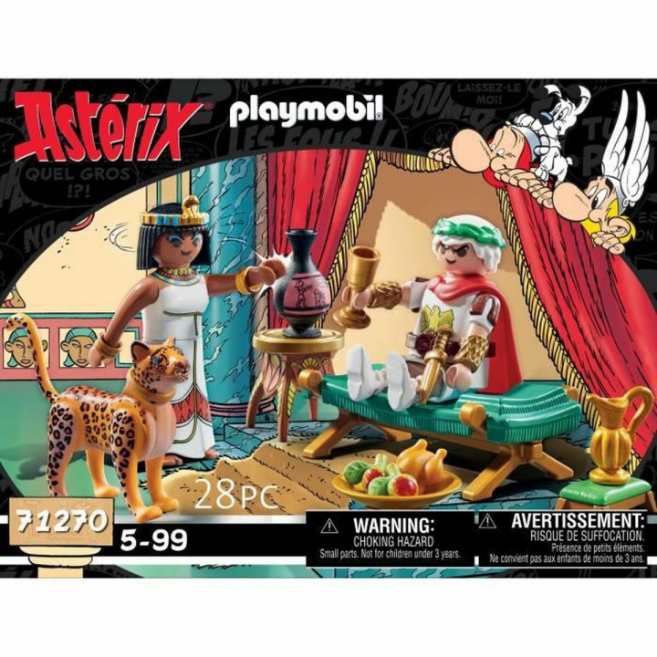 Playset Playmobil 71270 - Asterix: César and Cleopatra 28 Pezzi