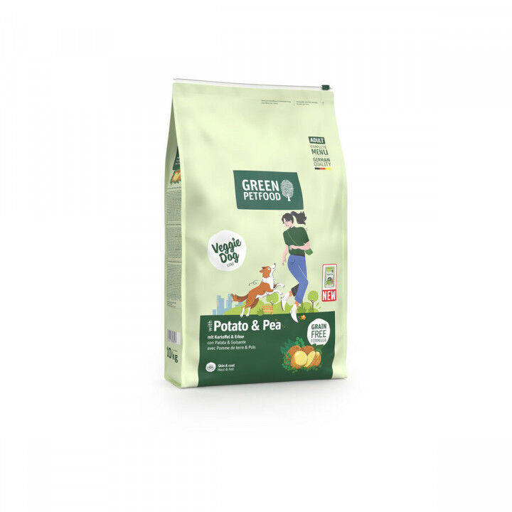 Futter Green Petfood Veggie Dog Adult Kartoffeln Erbsen 10 kg