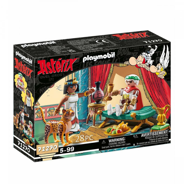 Playset Playmobil 71270 - Asterix: César and Cleopatra 28 Pezzi