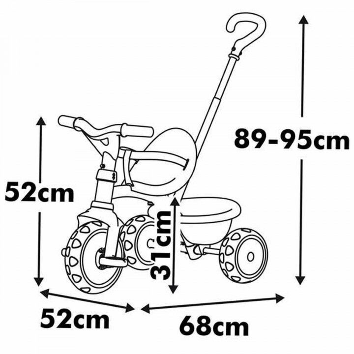 Tricycle Smoby Métallisé