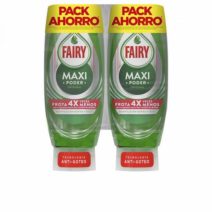Liquide Vaisselle Fairy MAXI PODER 450 ml 2 Unités