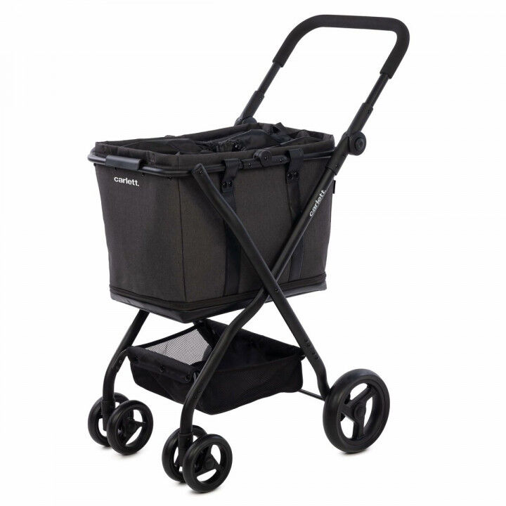 Winkelwagen Carlett CUBE S VOLCANO Zwart