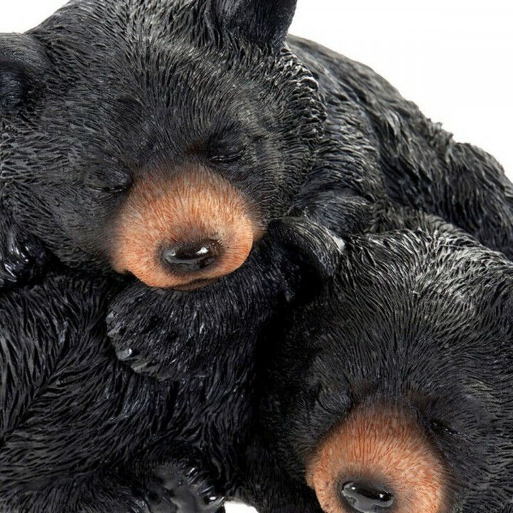 Decoratieve figuren DKD Home Decor Wit Zwart 14,5 x 14,5 x 11 cm Hars (2 Stuks)