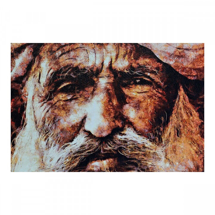 Canvas DKD Home Decor Canvas Hout MDF 50 x 1,8 x 70 cm