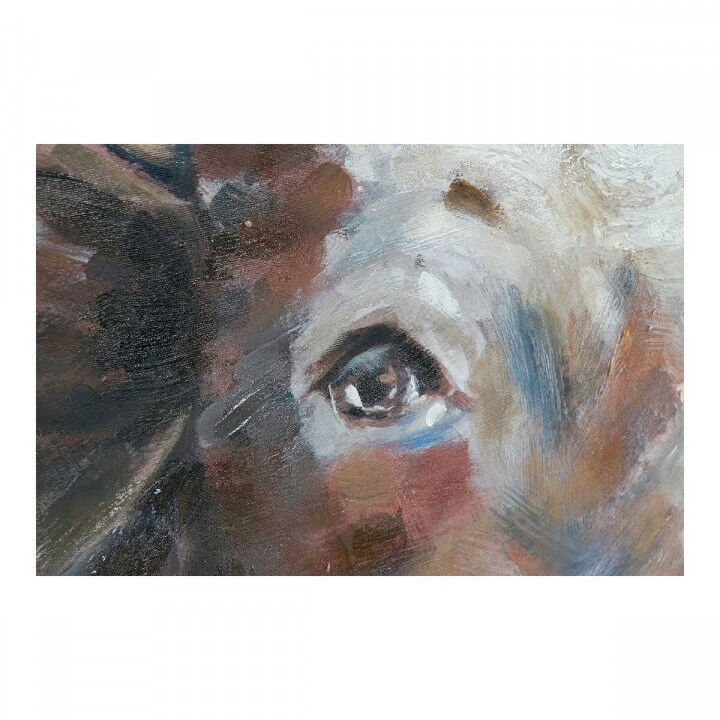 Canvas DKD Home Decor Caw Pijnboom Canvas 100 x 3,5 x 100 cm