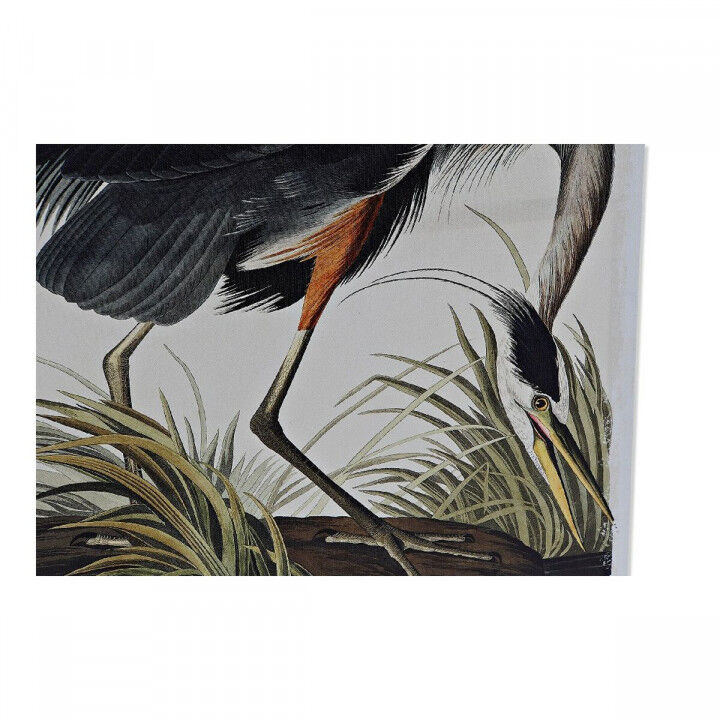 Canvas DKD Home Decor Heron Pinewood Canvas 50 x 1,8 x 70 cm