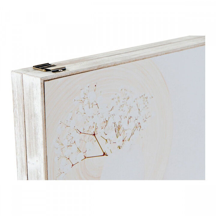 Sleutelkastje DKD Home Decor 8424001797233 Hout Hout MDF Beige 2 Stuks 46 x 6 x 32 cm