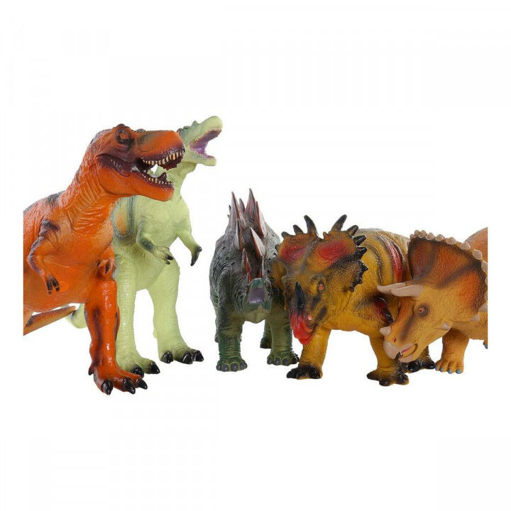 Dinosaurier DKD Home Decor 6 Stück 48 x 23 x 34,5 cm Weich