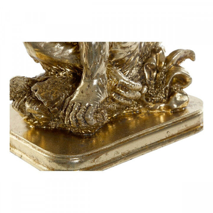 Decoratieve figuren DKD Home Decor Gouden Koloniaal Aap Blad van een plant 16,5 x 10,6 x 22,5 cm