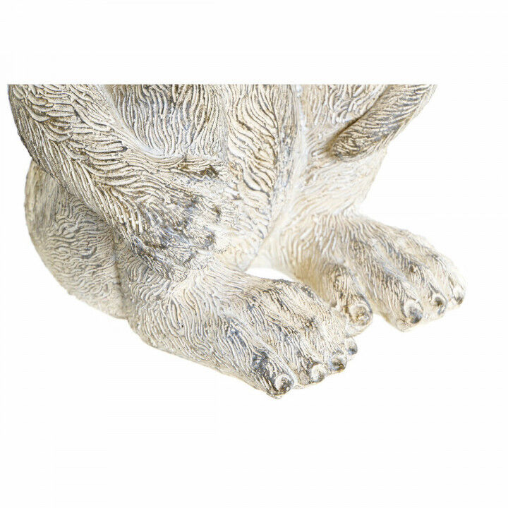 Statua Decorativa DKD Home Decor Bianco Scimmia Tropicale Decapaggio 16 x 15 x 30 cm