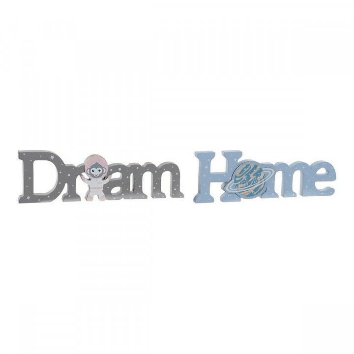 Statua Decorativa DKD Home Decor Astro Monkey Naturale 29,5 x 3 x 9 cm (2 Unità)