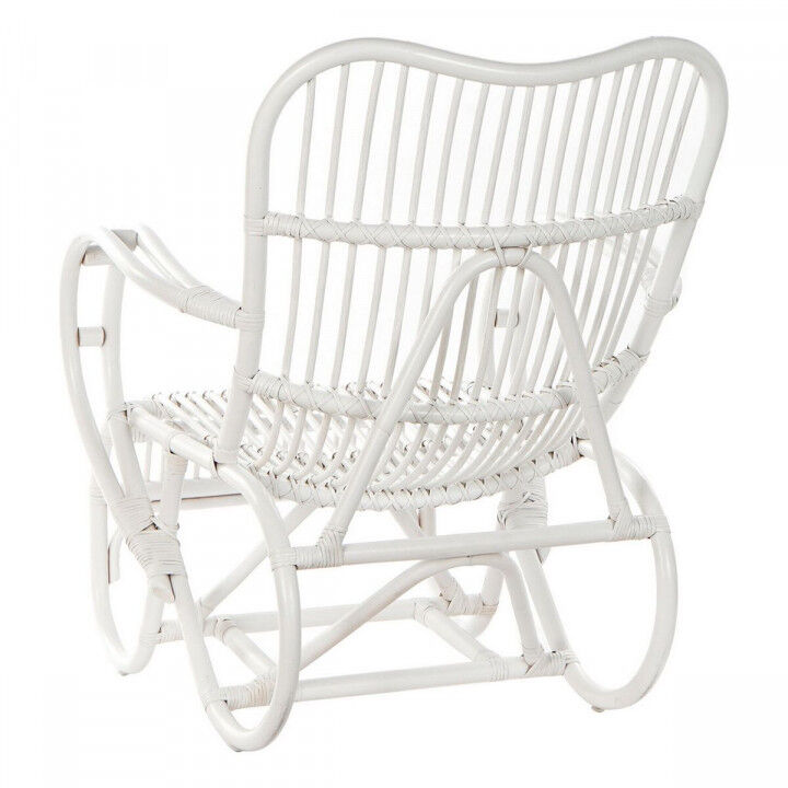 Rocking Chair DKD Home Decor White 75 x 85 x 85 cm