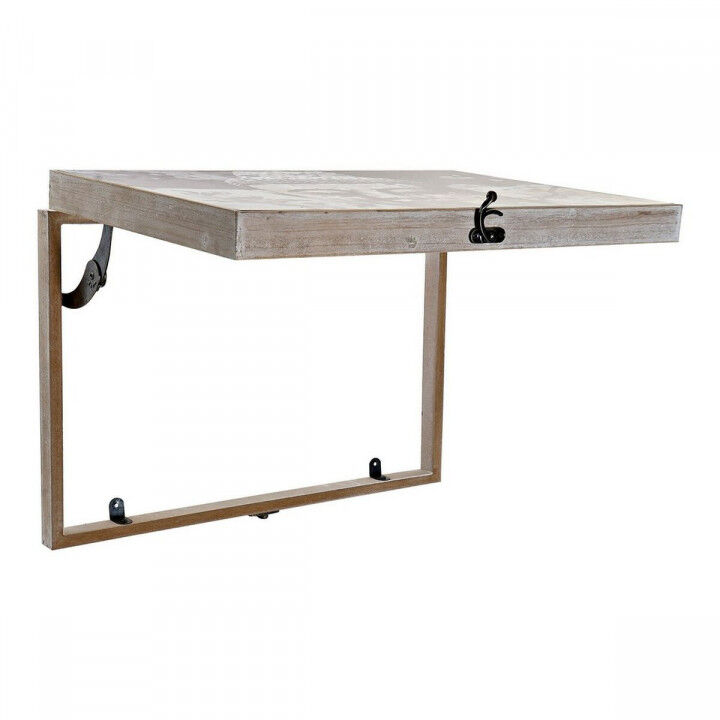 Decoratieve Doos DKD Home Decor Grijs Hout MDF Boeddha Teller (2 Stuks)