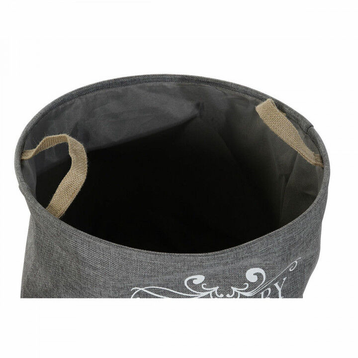 Cesto per i Panni Sporchi DKD Home Decor Beige Grigio Marrone Chiaro 39 x 39 x 41 cm 3 Pezzi (3 Unità)