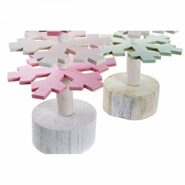 Albero di Natale DKD Home Decor Legno MDF (2 pcs) (14 x 14 x 51 cm)